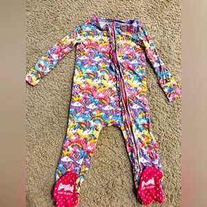 Posh Peanut Lisa Frank Markie Magic Zippered Foootie